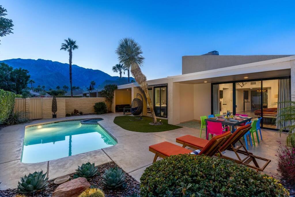The Sunset House Pool & Spa Palm Springs Ngoại thất bức ảnh