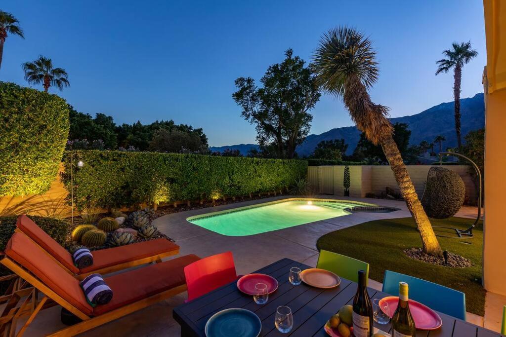 The Sunset House Pool & Spa Palm Springs Ngoại thất bức ảnh