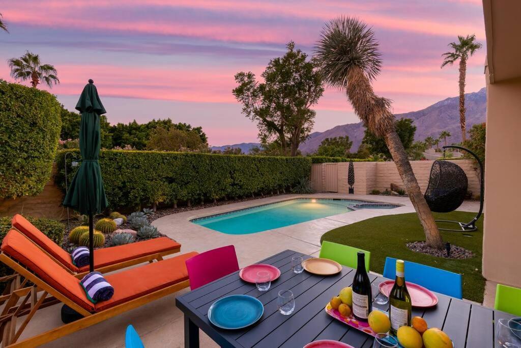 The Sunset House Pool & Spa Palm Springs Ngoại thất bức ảnh