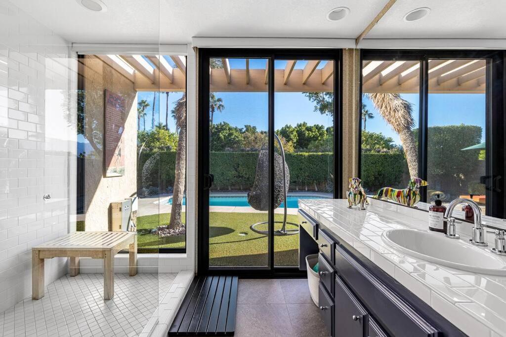 The Sunset House Pool & Spa Palm Springs Ngoại thất bức ảnh